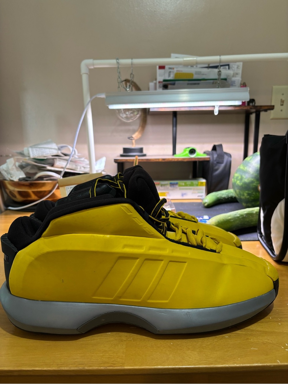 ADIDAS CRAZY 1 “SUNSHINE” SNEAKERS.